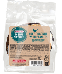 Half Coconut with Peanuts